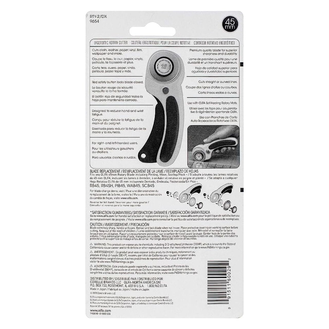 Olfa 45mm Ergonomic Rotary Cutter