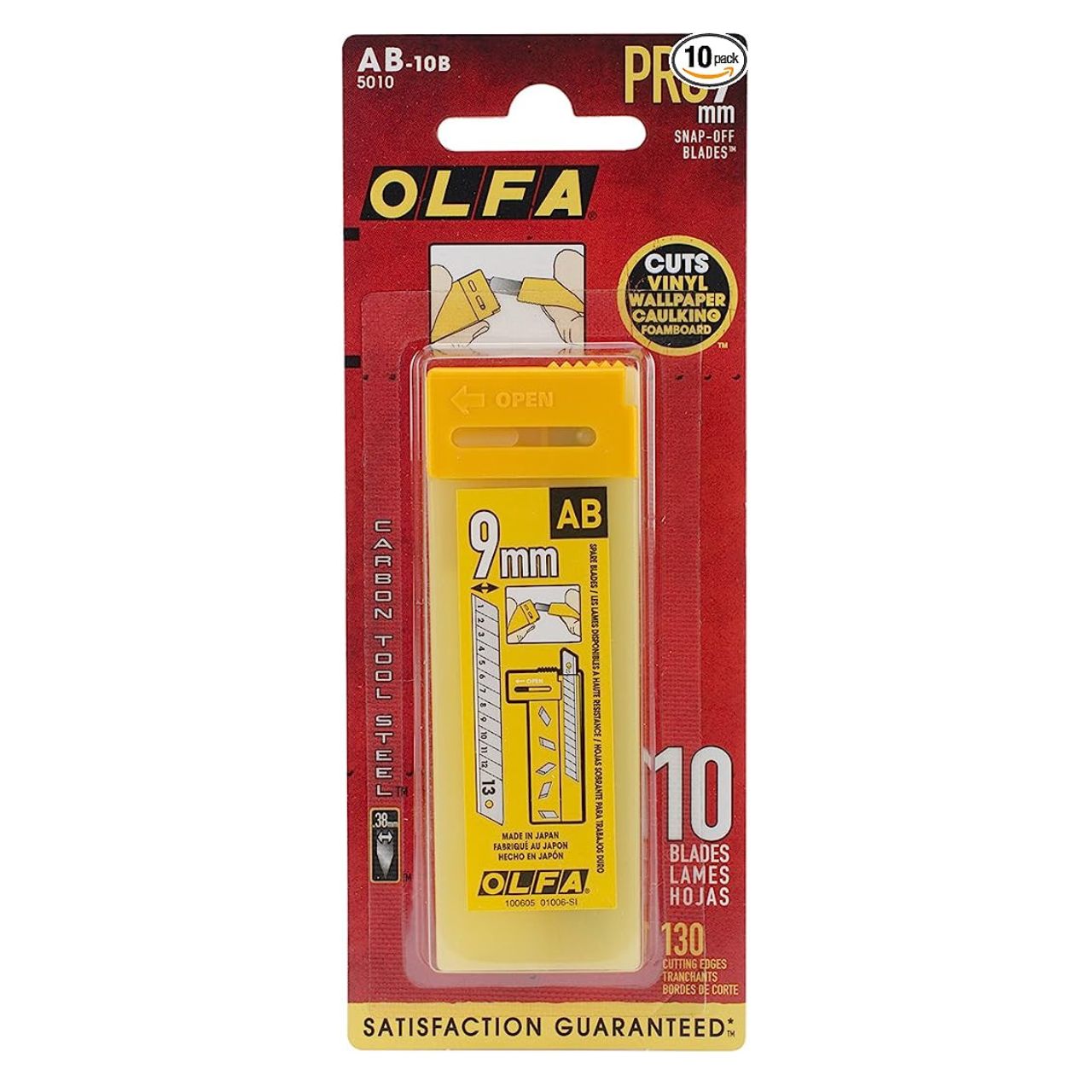 Olfa AB-10B Carbon Blades  5010 (10 pack) AB-10B